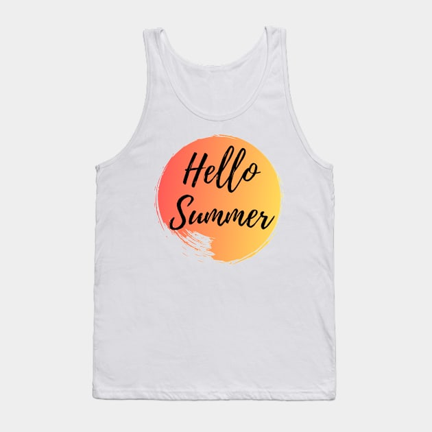 Hello summer Tank Top by Studio seven 7